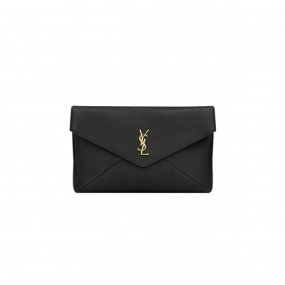 YSL CASSANDRE LARGE ENVELOPE POUCH IN LAMBSKIN 769307AACYT1000 (29.5*18*4.5cm)